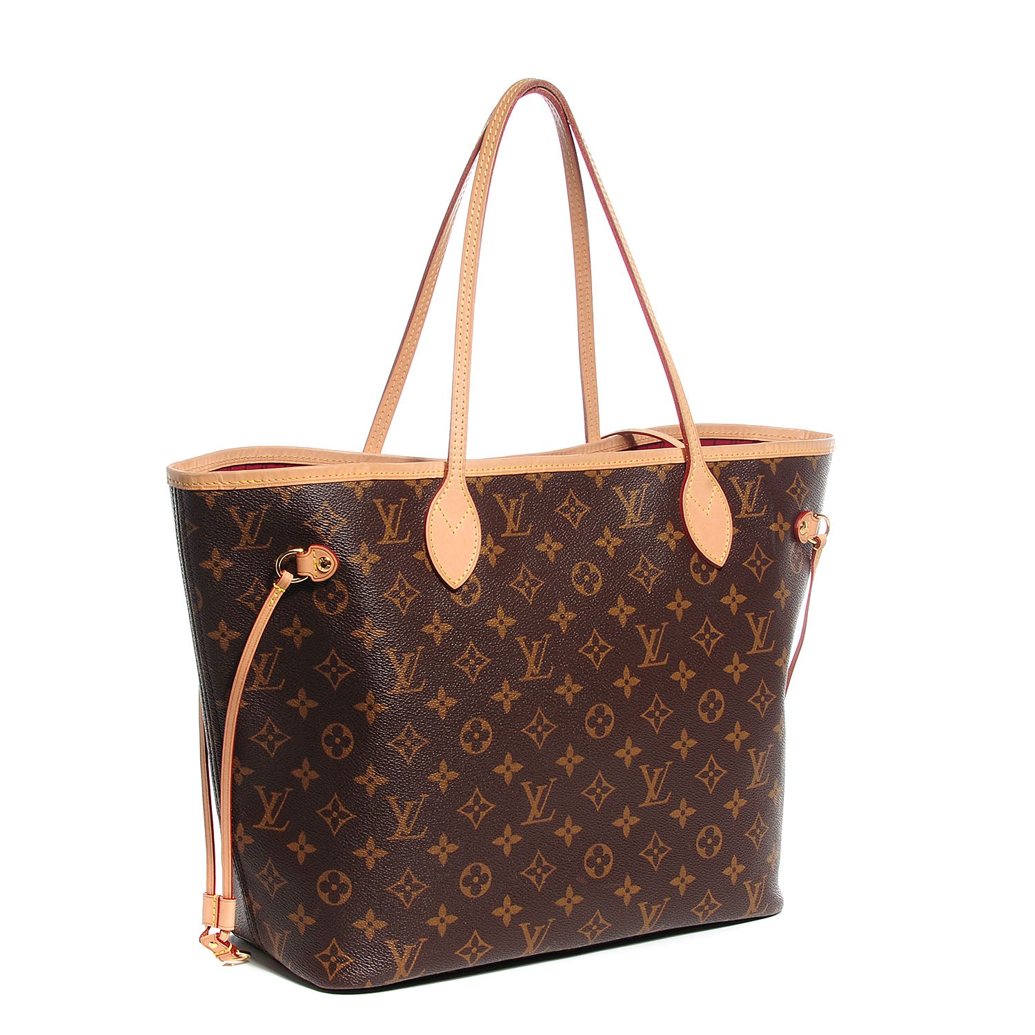 Louis Vuitton Monogram Neo Neverfull MM Fuchsia 3 of 7
