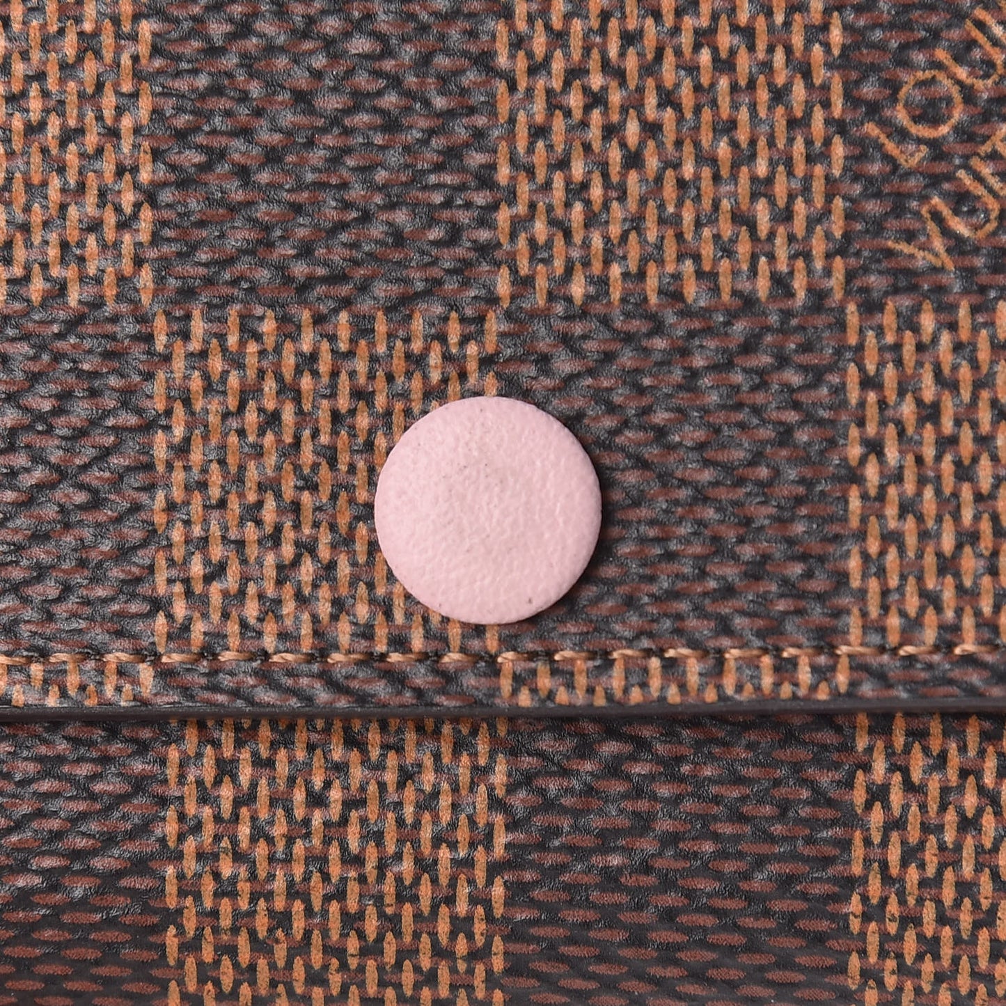 Damier Ebene Multicles 6 Key Holder Rose Ballerine