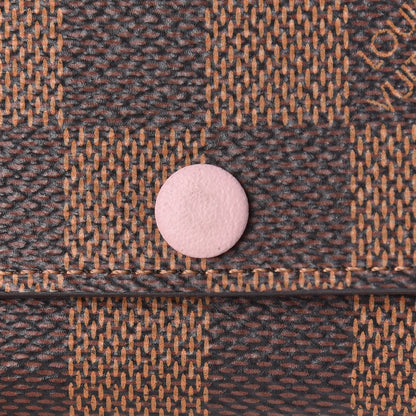 Louis Vuitton Damier Ebene Multicles 6 Key Holder Rose Ballerine 7 of 8