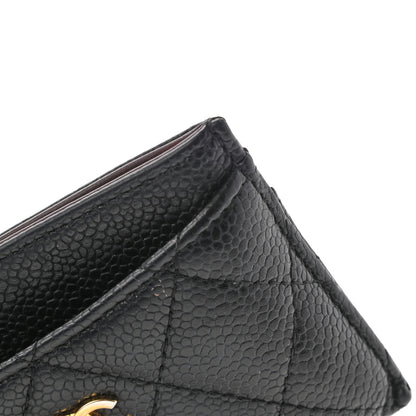 Chanel Caviar Quilted Card Holder Black 9 of 12