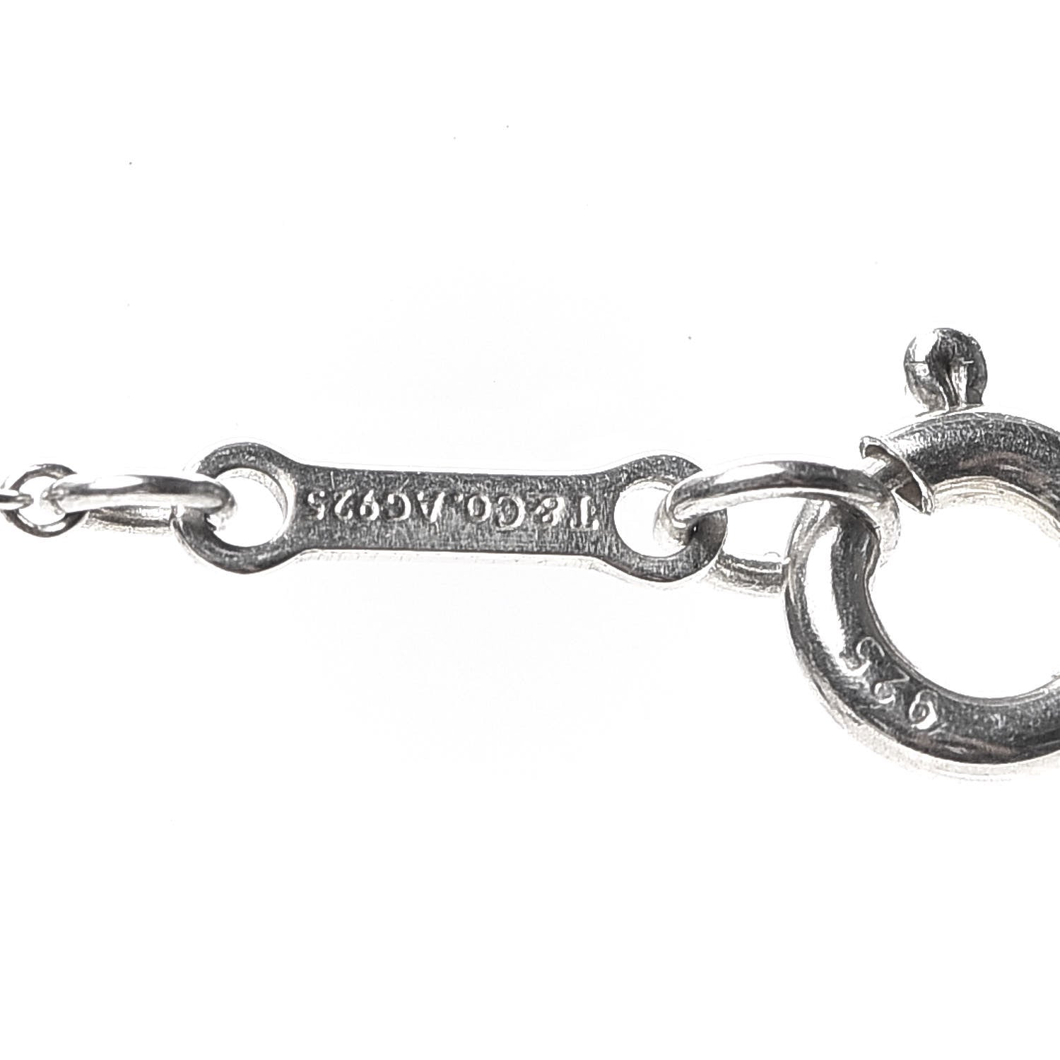 Tiffany Sterling Silver Notes Round Pendant Necklace 4 of 5