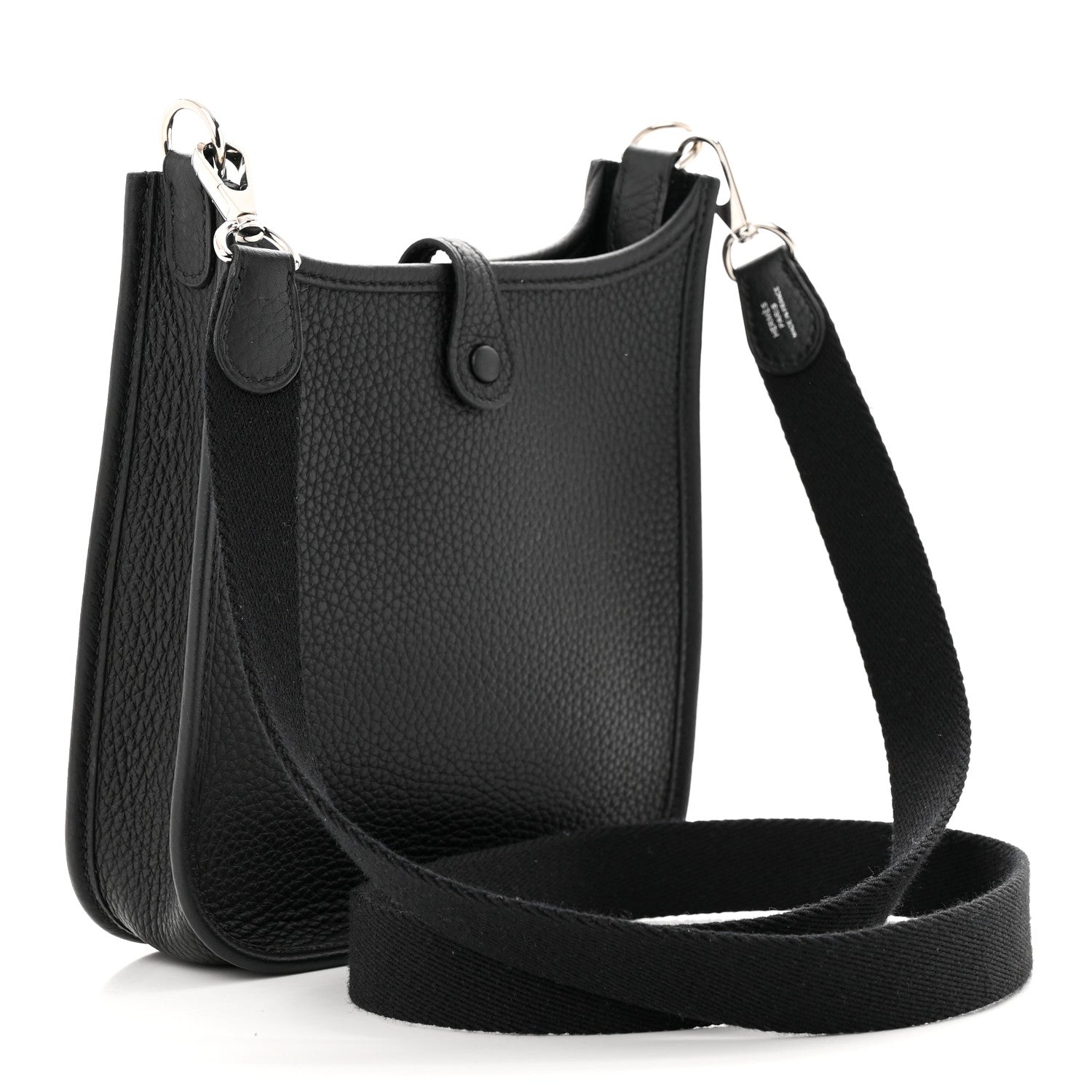 Hermes Taurillon Clemence Evelyne TPM Black 3 of 11