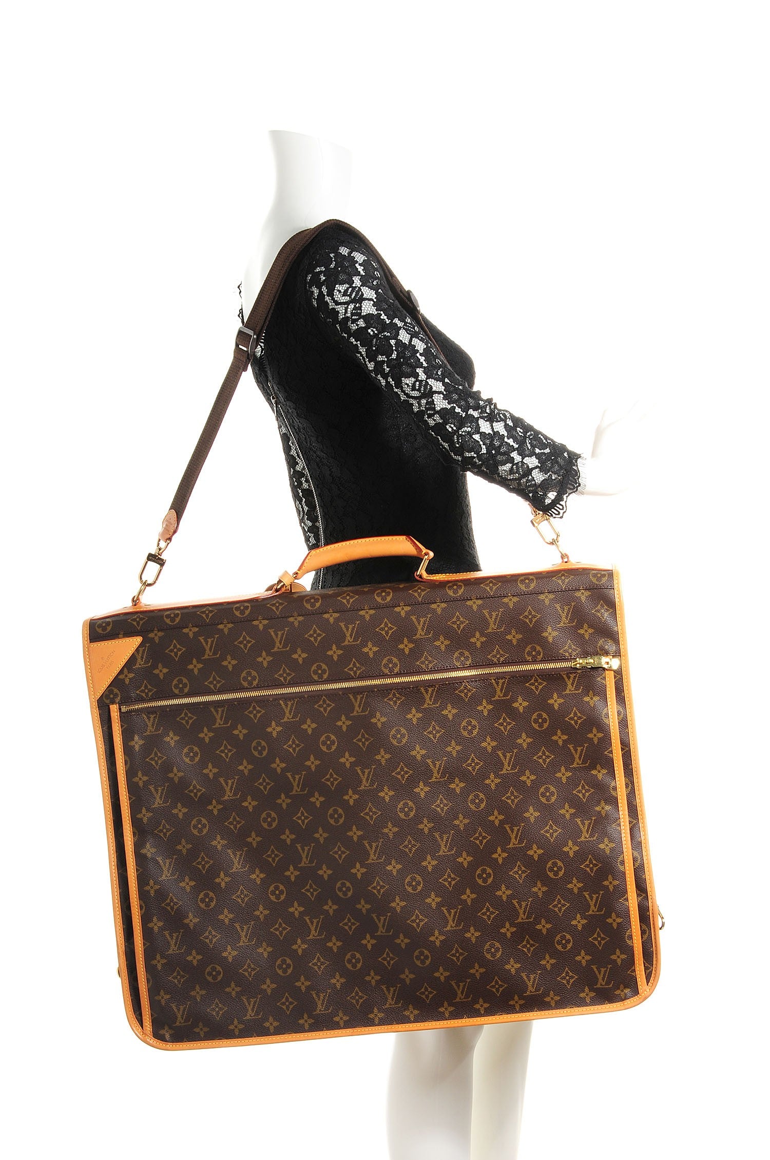 Louis Vuitton Monogram Garment Bag 3 Hangers 2 of 10