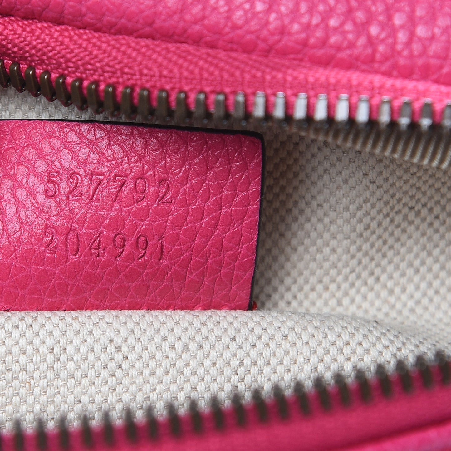 Grained Calfskin Small Logo Belt Bag Box Pink Green