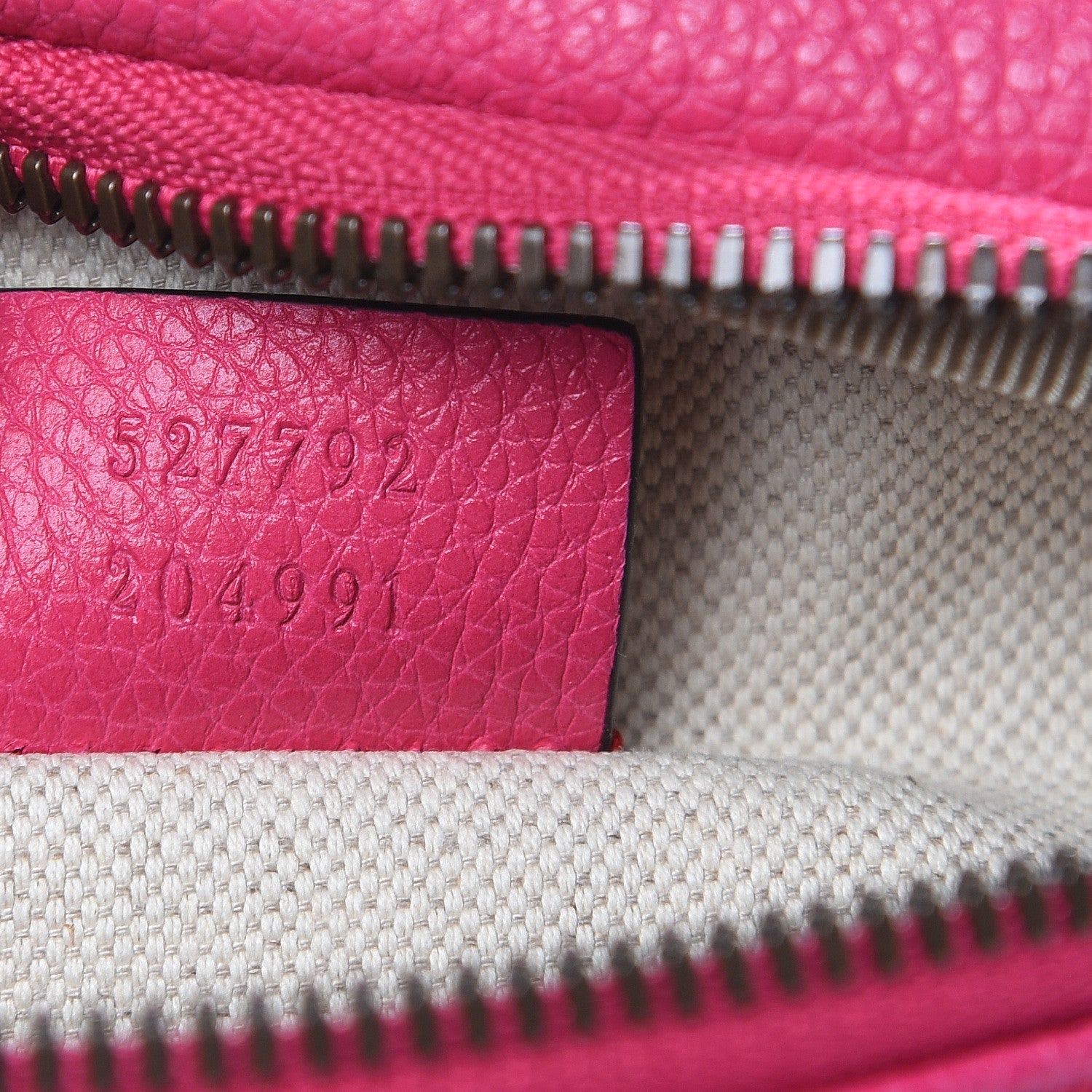 Gucci Grained Calfskin Small Logo Belt Bag Box Pink Green 7 of 7
