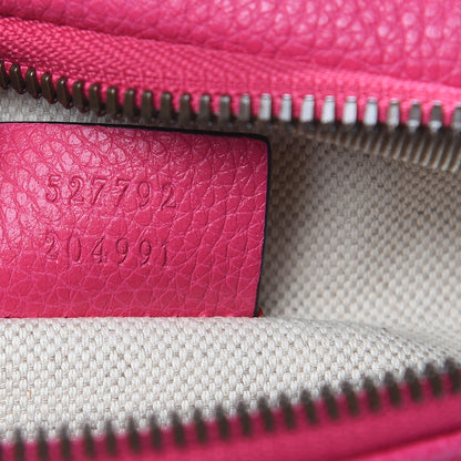Gucci Grained Calfskin Small Logo Belt Bag Box Pink Green 7 of 7