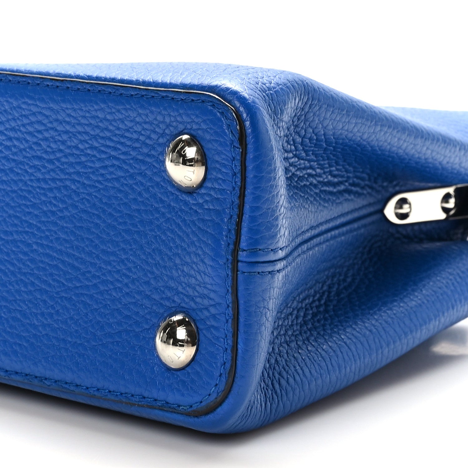 Louis Vuitton Taurillon Capucines BB Royal Blue 9 of 9