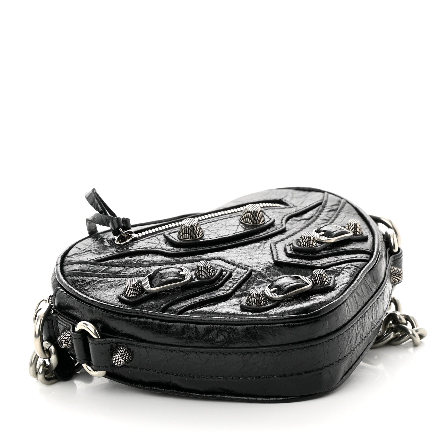 Balenciaga Agneau Arena Mini Le Cagole Heart Bag Black 4 of 10