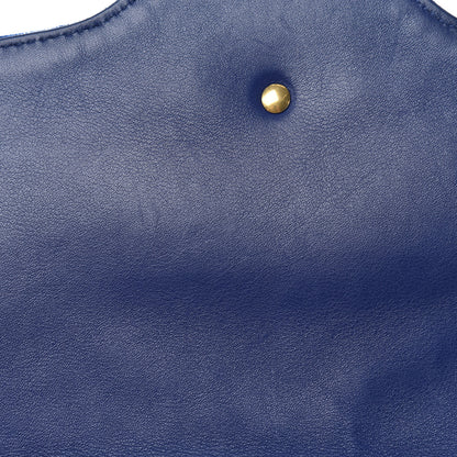 Gucci Velvet Matelasse Medium GG Marmont Shoulder Bag Cobalt Blue 14 of 16
