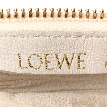 Loewe Lambskin Pleated Bracelet Pouch Shoulder Bag White 6 of 11