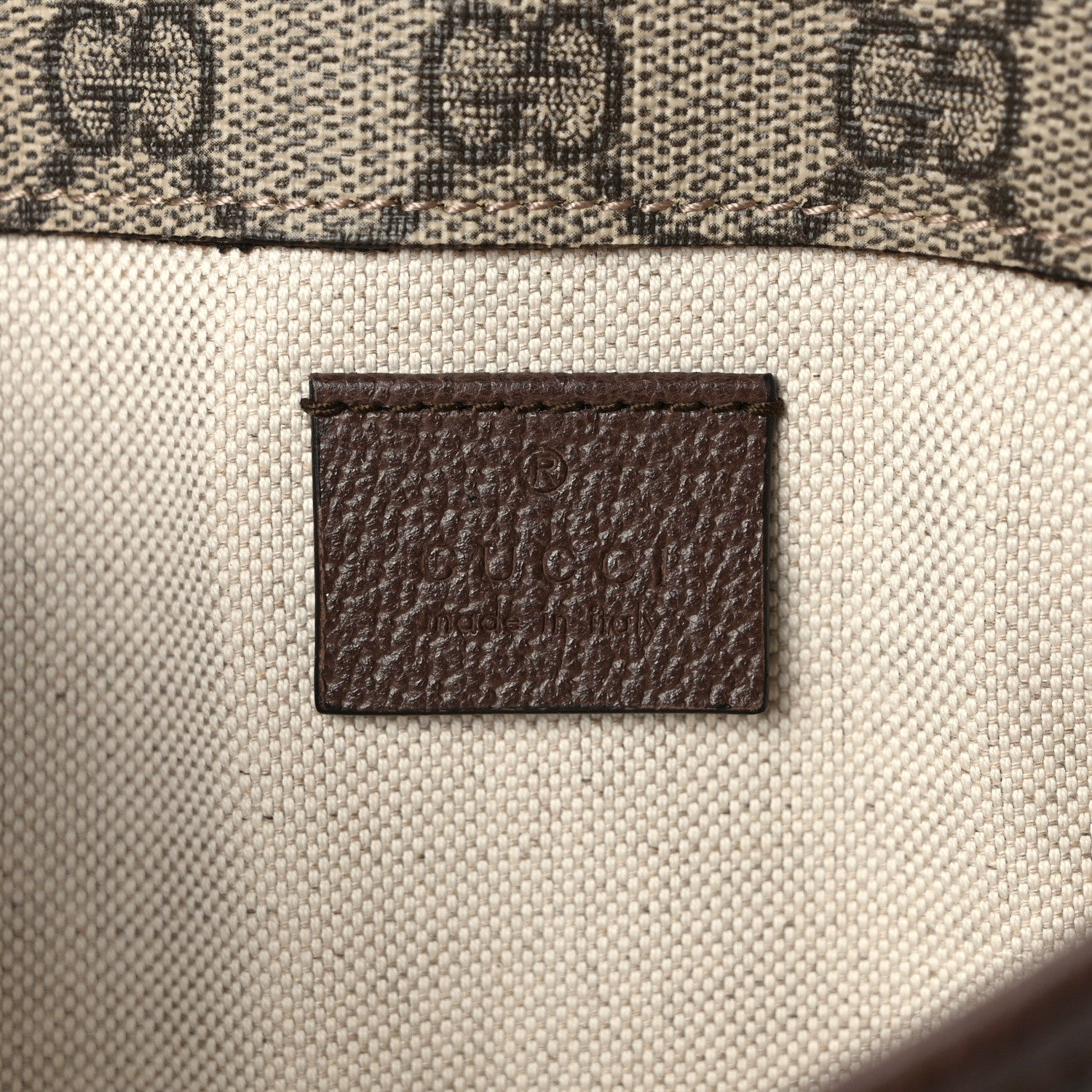 Gucci GG Supreme Monogram Neo Vintage Web Belt Bag Brown 6 of 8