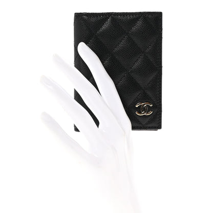 Chanel Caviar Quilted Card Holder Wallet Black 2 of 7