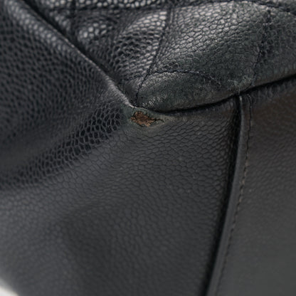 Chanel Caviar Quilted Grand Shopping Tote GST Black 10 of 16