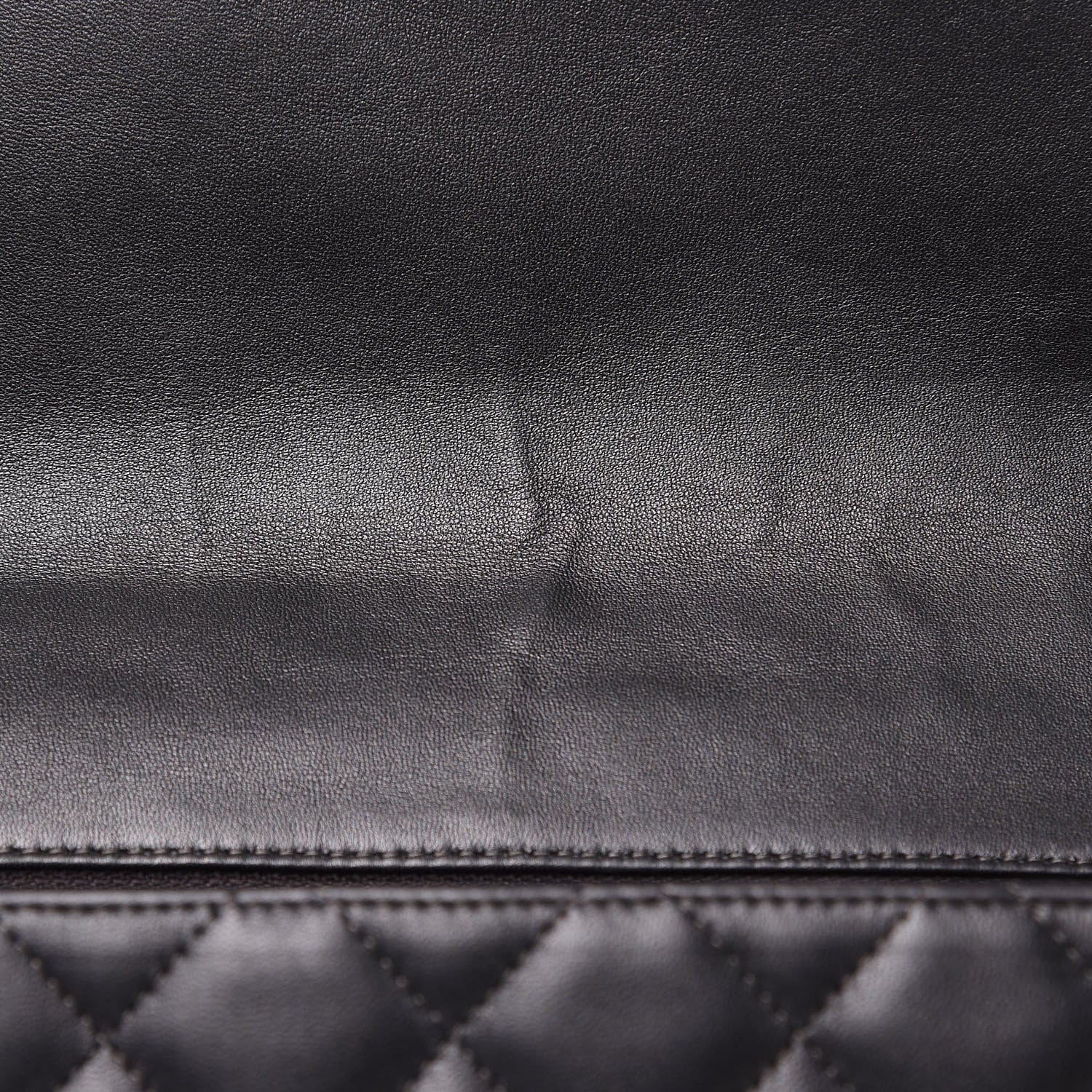 Chanel Metallic Lambskin Quilted Maxi Single Flap Dark Grey 8 of 21
