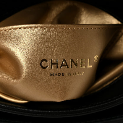 Chanel Lambskin Quilted Small Trendy Spirit Top Handle Bag Black 6 of 10