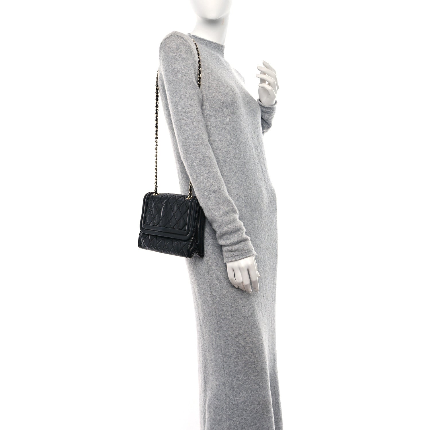 Chanel Lambskin Quilted Tassel Flap Black 2 of 12