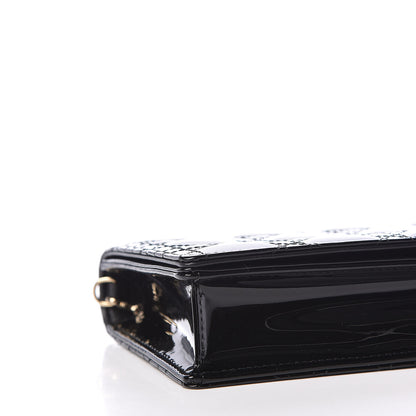 Christian Dior Patent Cannage Lady Dior Convertible Clutch Black 11 of 13