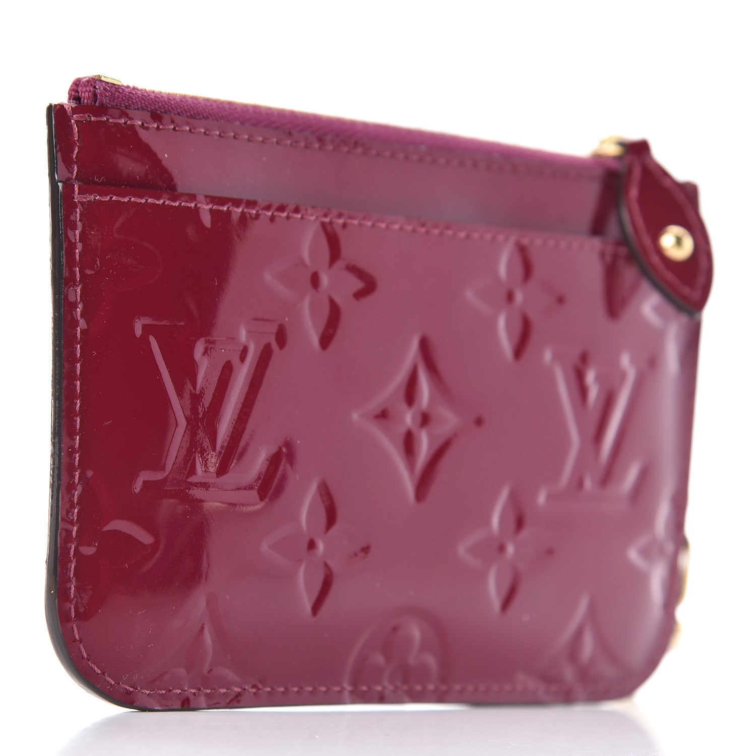 Louis Vuitton Vernis Key Pouch Magenta 3 of 7