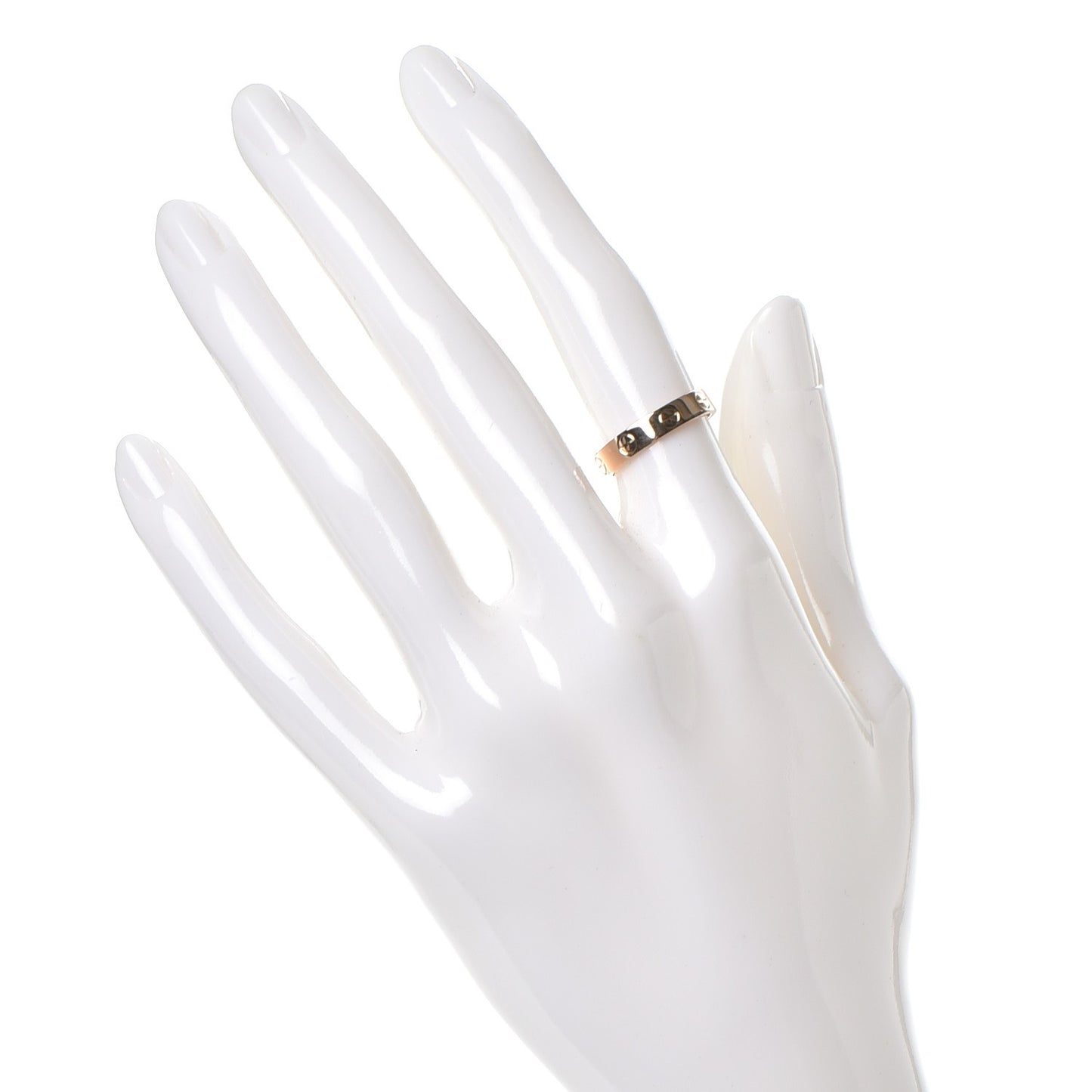 18K Yellow Gold 4mm LOVE Wedding Band Ring 49 5