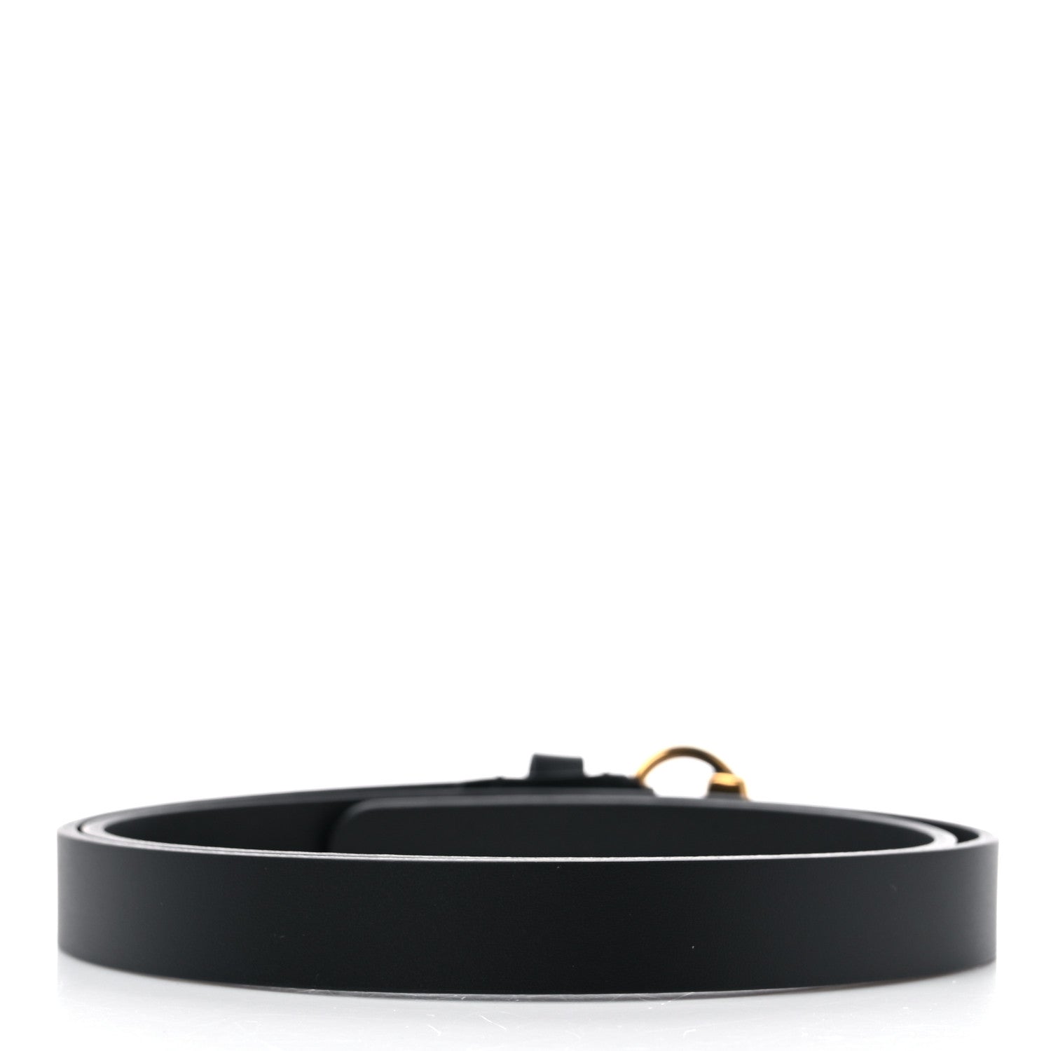 Gucci Calfskin Horsebit Buckle Belt 85 34 Black 2 of 4