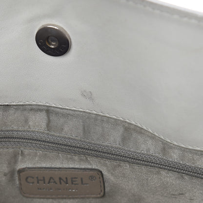 Chanel Calfskin Quilted Chain Hobo White 9 of 24