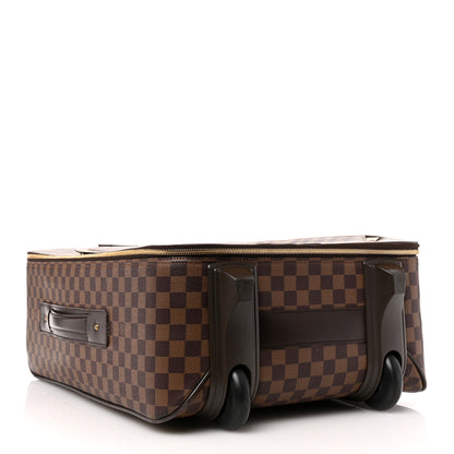 Louis Vuitton Damier Ebene Pegase 55 Rolling Luggage 6 of 10
