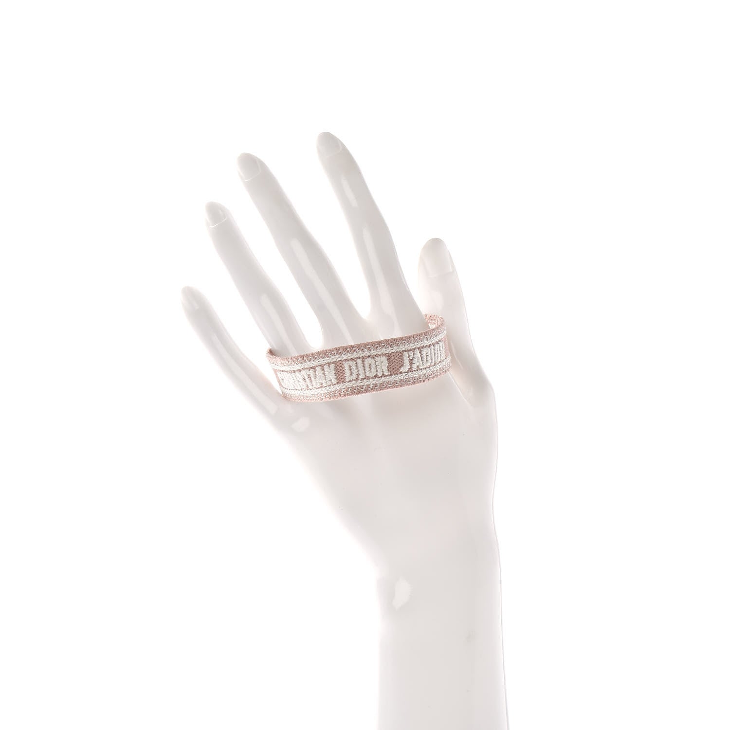 Christian Dior Woven Cotton J'Adior Friendship Bracelet Nude 2 of 3