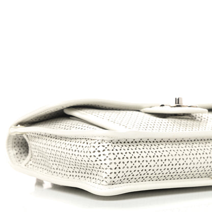 Chanel Perforated Calfskin Large Dubai Up In The Air Flap White 5 of 10