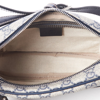 Gucci GG Plus Monogram Small Shoulder Bag Navy 6 of 9
