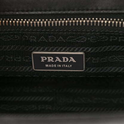 Prada Nappa Kisslock Small Frame Shoulder Bag Black 6 of 13