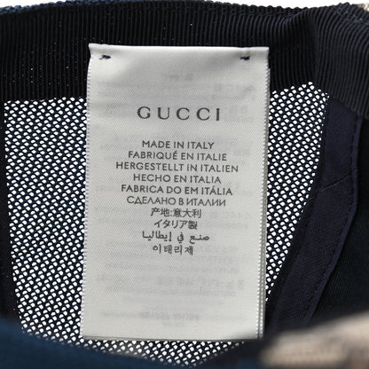 Gucci GG Supreme Monogram Stars Baseball Hat M Blue 9 of 9