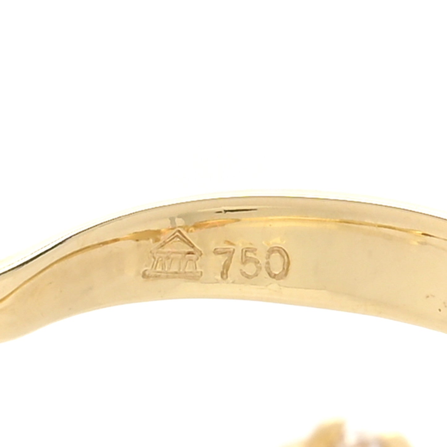 Temple St. Clair 18K Yellow Gold Diamond Heart Hoop Earrings 4 of 4