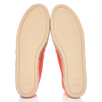 Louis Vuitton Canvas Waterfall Espadrille 39 Rouge 5 of 9
