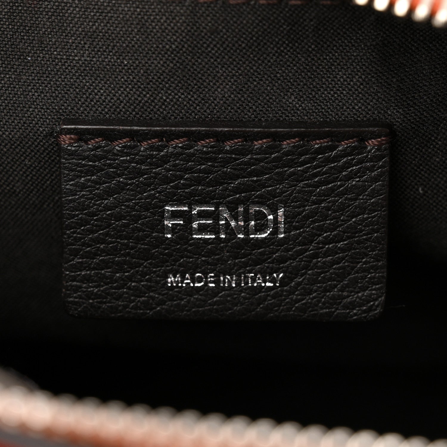 Fendi Vitello Dolce 4 Color Medium By The Way Boston Bag Terra di Siena Multicolor 7 of 12