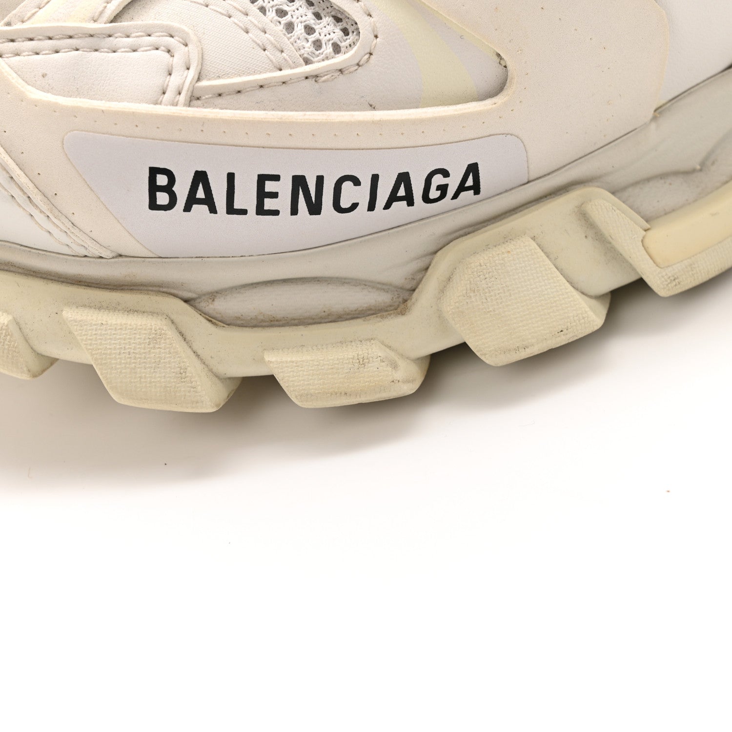Balenciaga Rubber Mesh Fabric Monocolor Recycled Sole Womens Track Sneakers 39 White 12 of 12