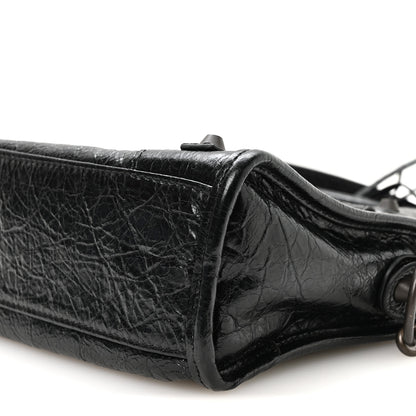 Balenciaga Agneau Arena Classic Hardware Le City Mini Black 10 of 11