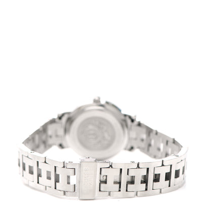 Hermes Stainless Steel 24mm Clipper Quartz Watch White 2 of 4