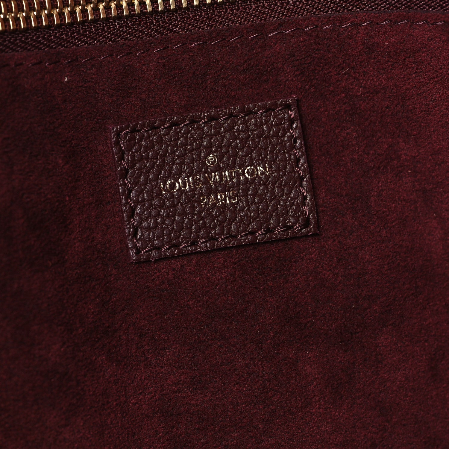 Louis Vuitton Empreinte Monogram Giant Neverfull MM Wine 7 of 10