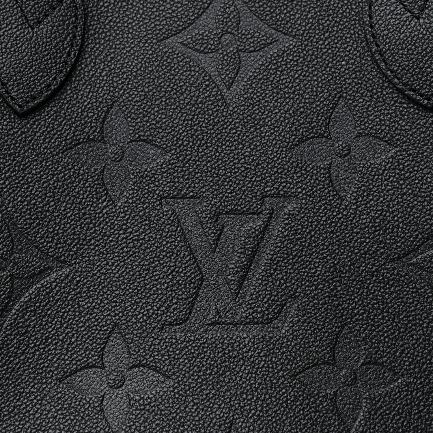 Louis Vuitton Empreinte Monogram Giant Neverfull MM Black 7 of 10