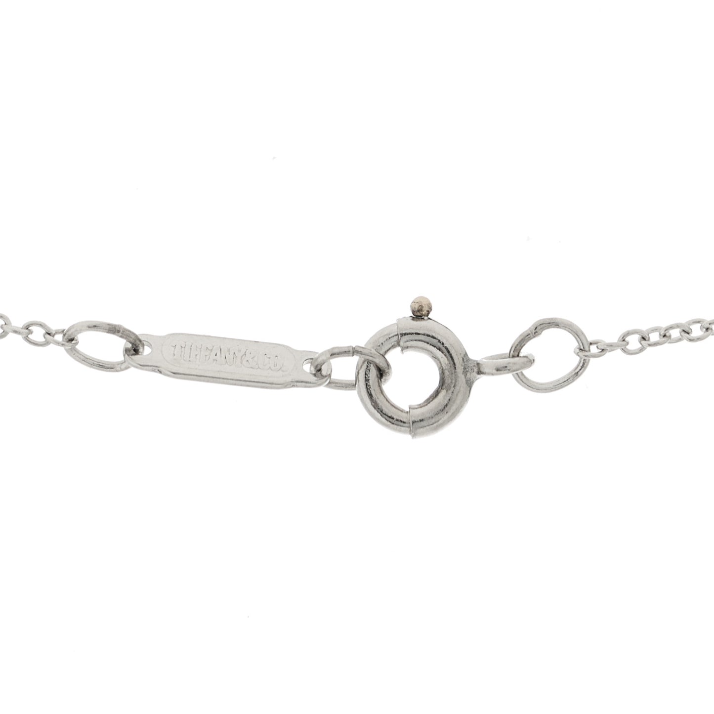 Platinum Diamond Small Cross Pendant Necklace