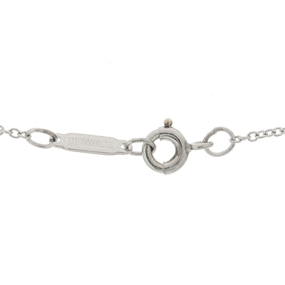 Tiffany Platinum Diamond Small Cross Pendant Necklace 5 of 7