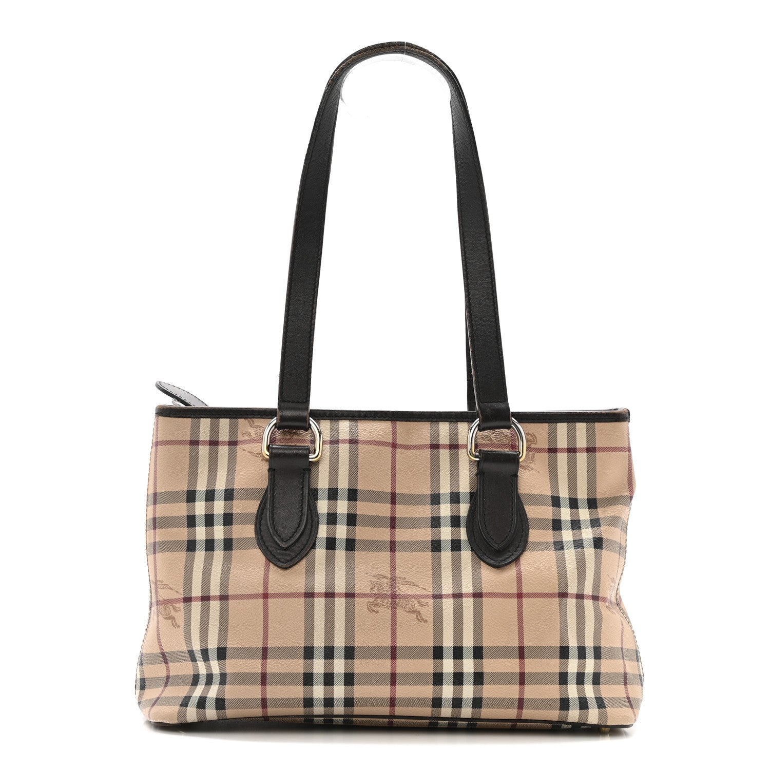 Burberry Haymarket Check Medium Regent Tote Chocolate 1809815