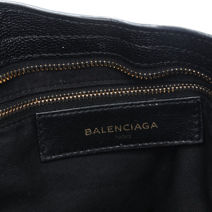 Balenciaga Chevre Gold Metallic Edge Hardware City Black 6 of 7