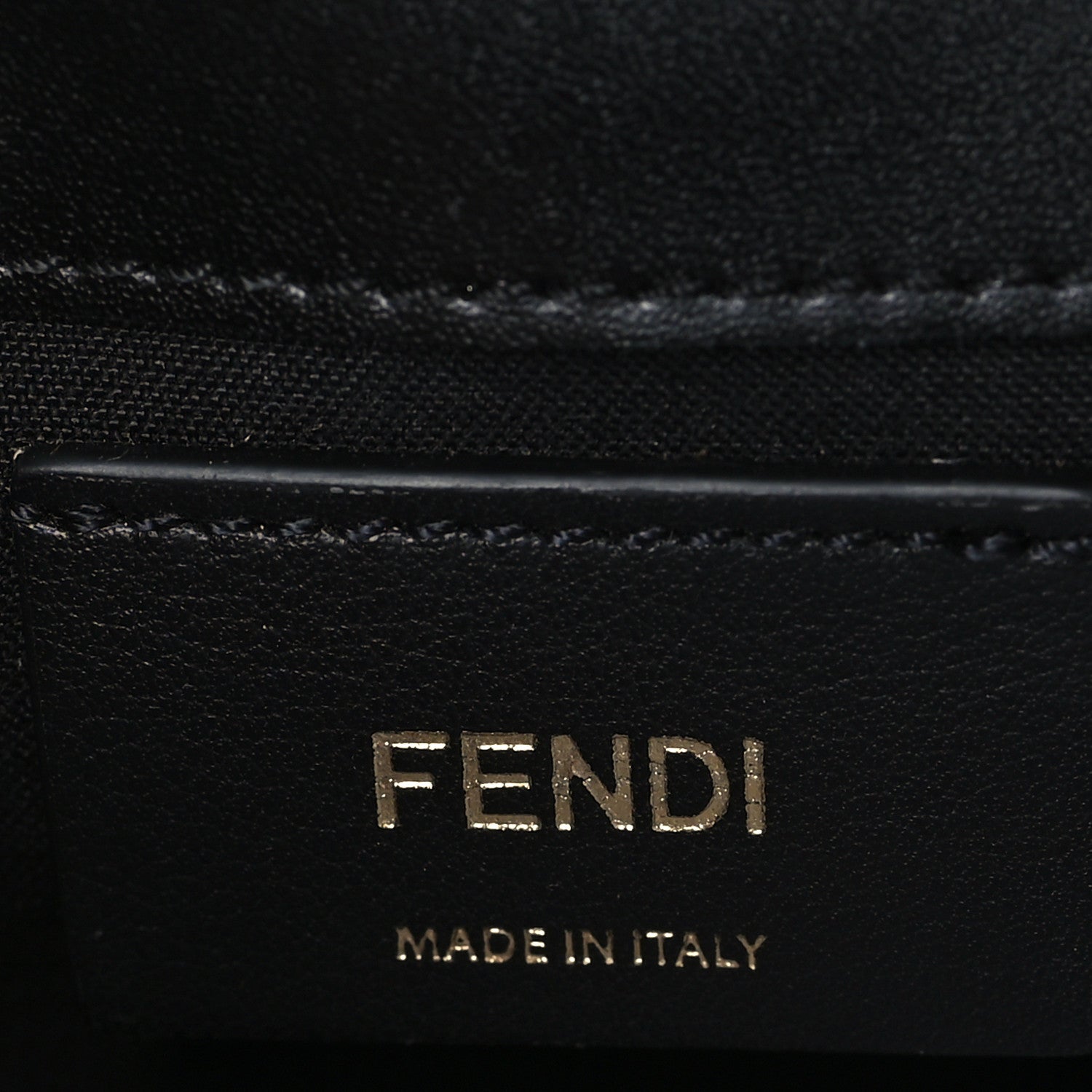 Fendi Vitello Liberty Lucido F is Fendi Wallet on Chain Black 6 of 10
