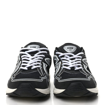 Christian Dior Technical Mesh Calfskin Mens B30 Sneakers 42 Black White 2 of 11