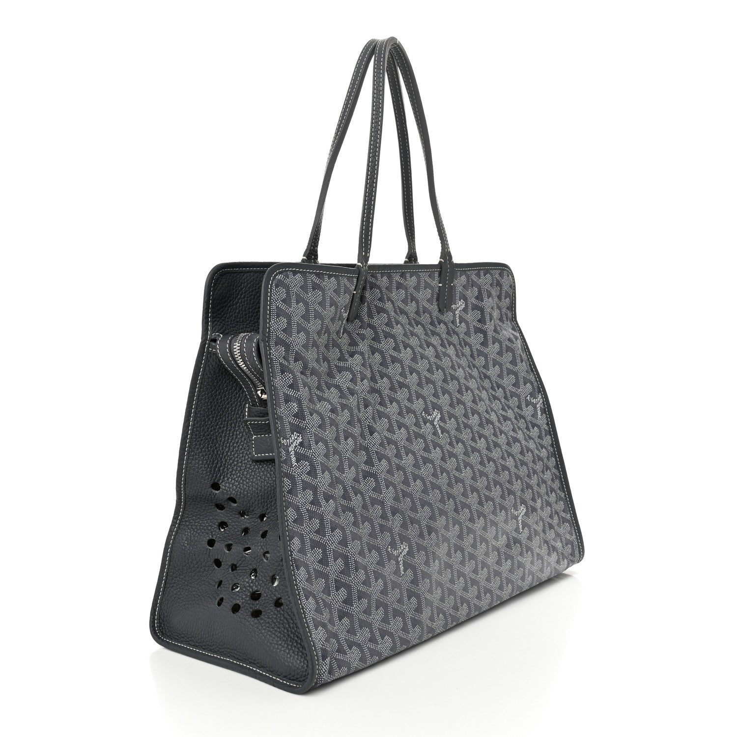 Goyard Goyardine Sac Hardy Pet Carrier PM Grey 4 of 11