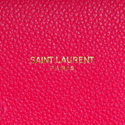 Saint Laurent Calfskin Baby Sac De Jour Lipstick Fuchsia 6 of 8