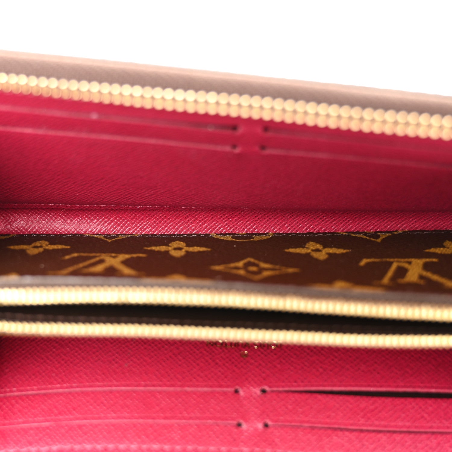 Louis Vuitton Monogram Clemence Wallet Fuchsia 5 of 7