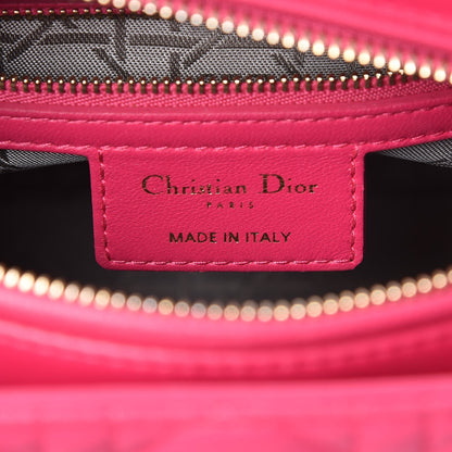 Christian Dior Lambskin Cannage Medium Lady Dior Pink 6 of 13