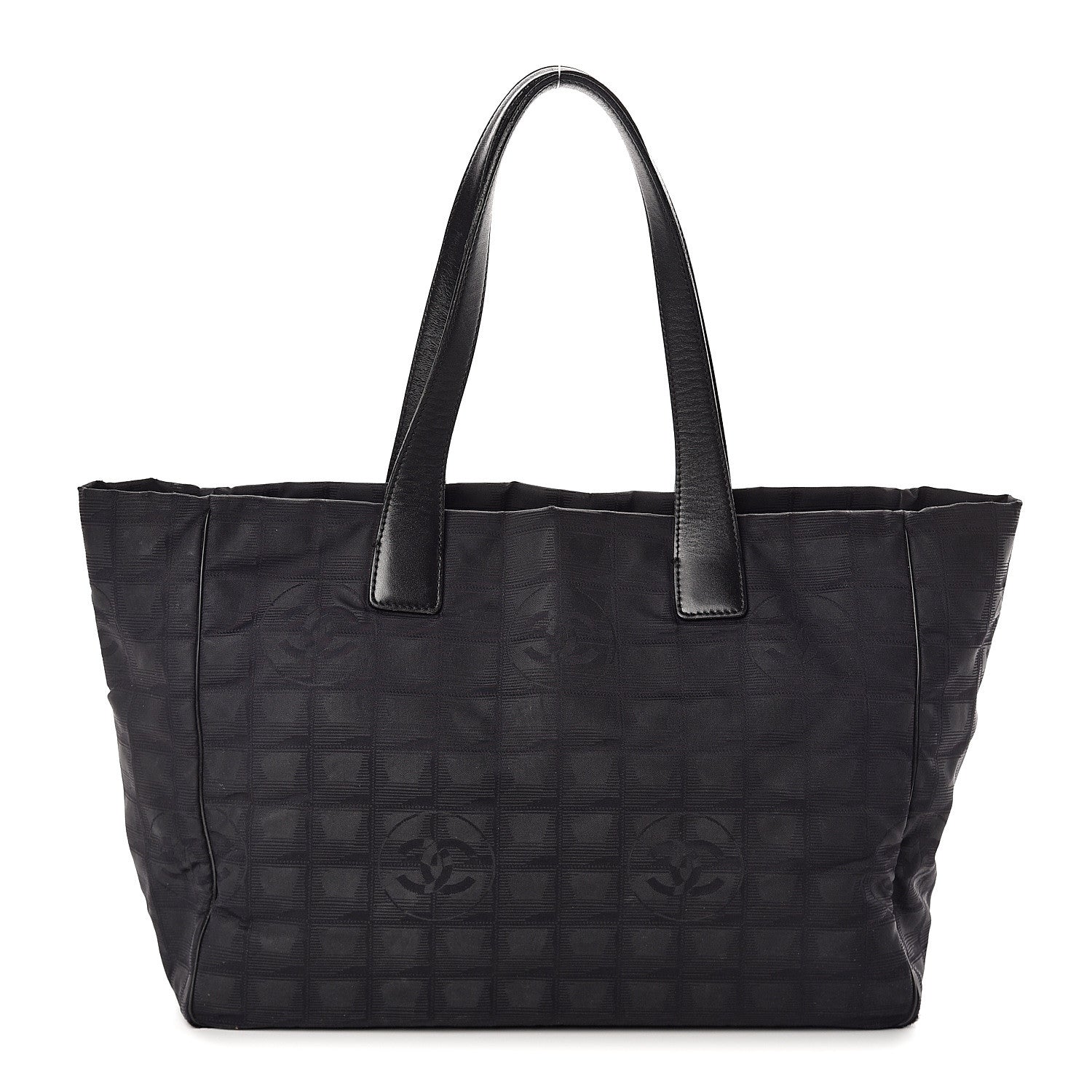 Chanel Nylon Large Travel Tote Black 1 of 9